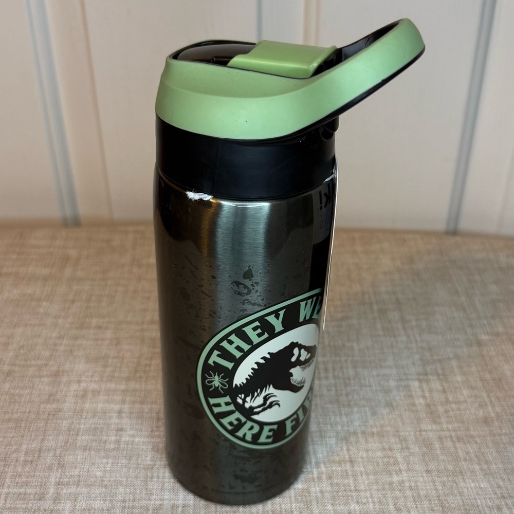 Zak! 19 oz T-Rex‎ Dinosaur Stainless Steel Tumbler, Spill Proof, New